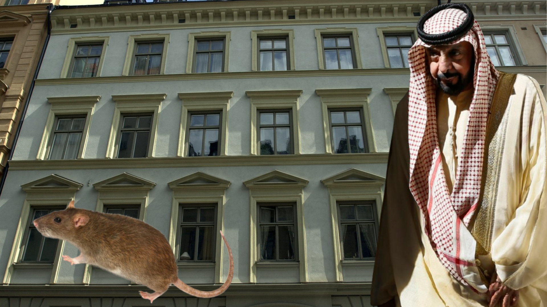 العقار السكني الفاخر الذي نسيه أمير الإمارات وسط ستوكهولم الفئران تستولي عليه