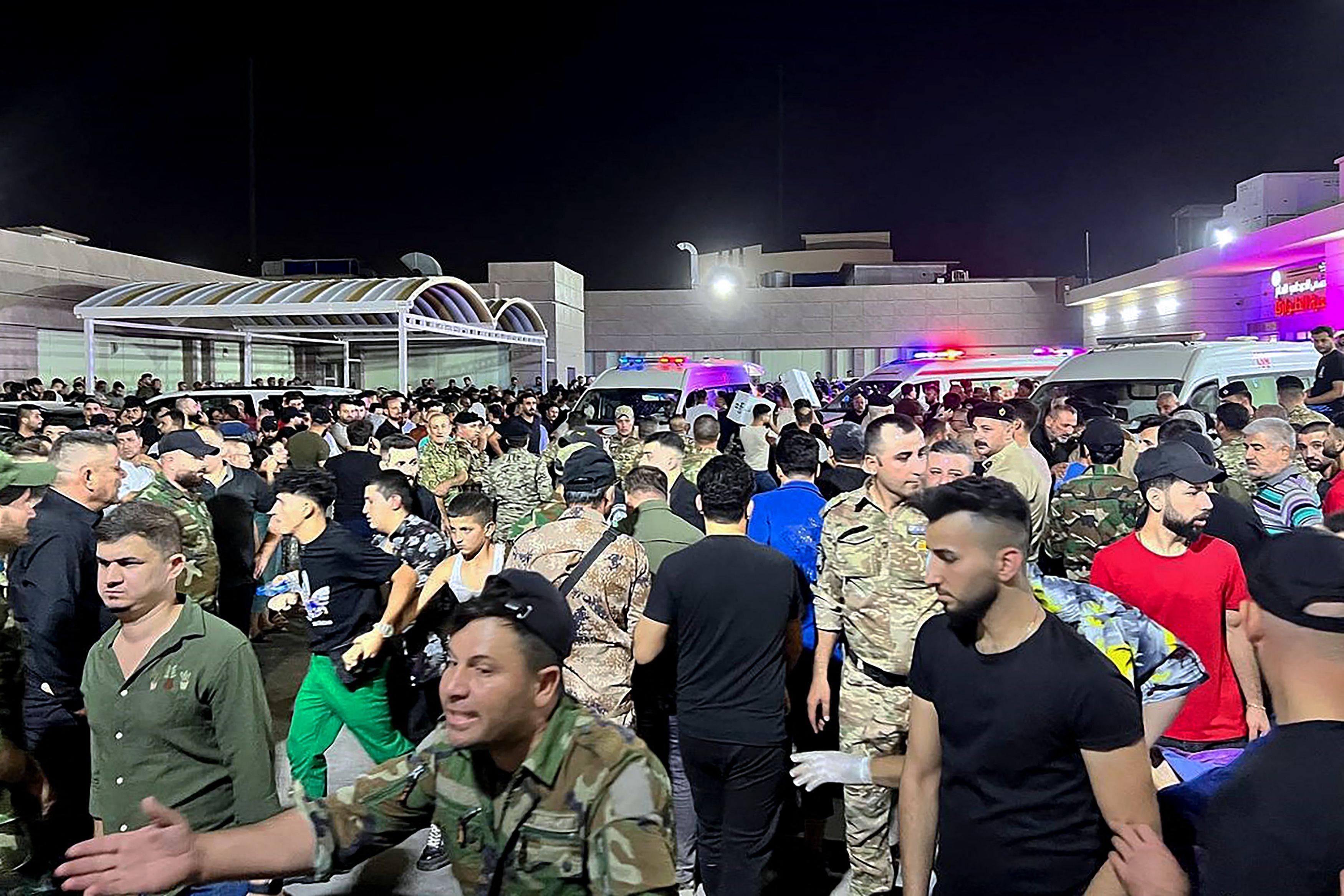 عرس يتحول إلى مأتم.. أكثر من 100 قتيل في حفل زفاف في العراق